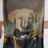 Funny  – Funny Pets A Commander Dog Customized Photo Blanket