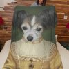 Funny  – Funny Pets A Crazy Dog Customized Photo Blanket