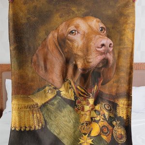 Funny  – Funny Pets A Hero Dog Customized Photo Blanket