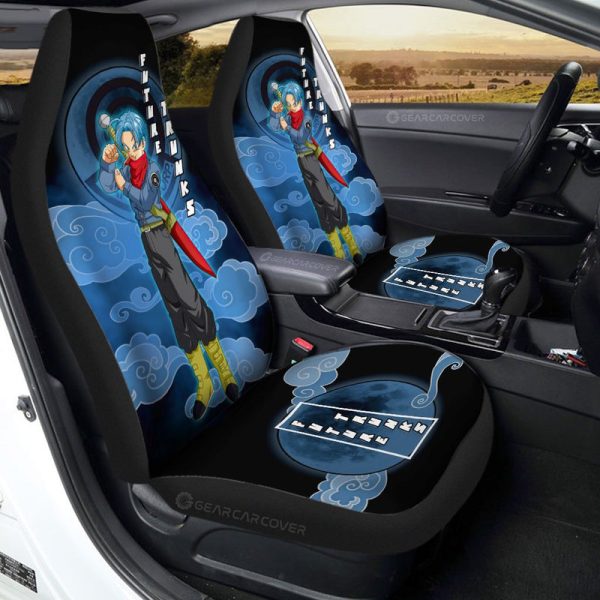 Future Trunks Car Seat Covers Custom Anime Dragon Ball Car Accessories