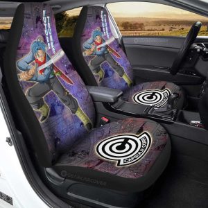 Future Trunks Car Seat Covers Custom Car Accessories Manga Galaxy Style