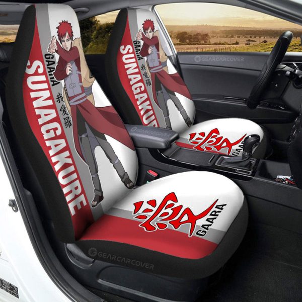 Gaara Car Seat Covers Custom Anime Car Accessories