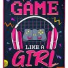 Game Like A Girl Blanket