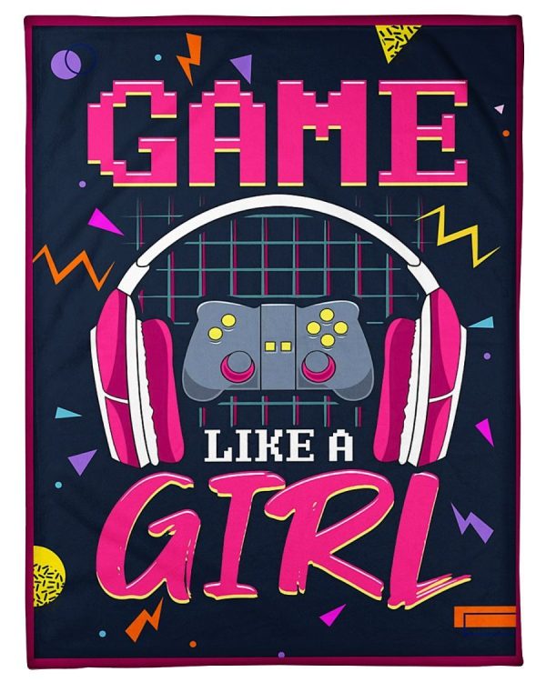 Game Like A Girl Blanket