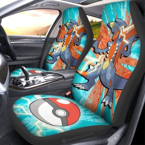 Garchomp Car Seat Covers Custom Car Accessories For Fans