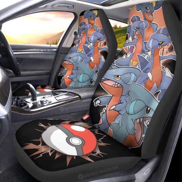 Garchomp Car Seat Covers Custom Car Accessories For Fans