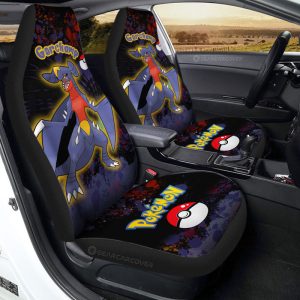 Garchomp Car Seat Covers Custom Tie Dye Style Anime Car Accessories