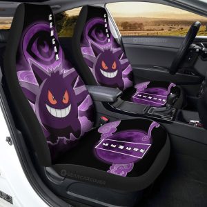 Gengar Car Seat Covers Custom Car Accessories For Fans