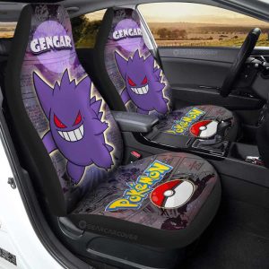 Gengar Car Seat Covers Custom Galaxy Manga Style