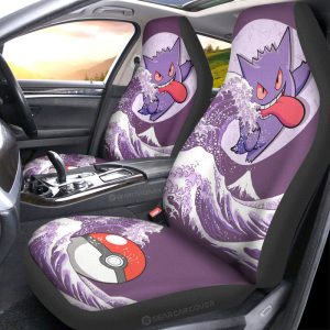 Gengar Car Seat Covers Custom Pokemon Car Accessories