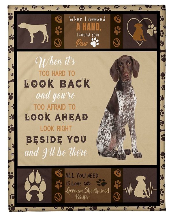 German Shorthaired Pointer Be There Blanket