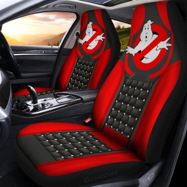 Ghostbusters Car Seat Covers Custom Car Accessories Halloween Decorations