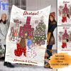 Gift For Bestie Christmas Custom Text Name Blanket