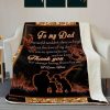 Gift For Dad Loves Fishing  You’re So Special To Me Blanket