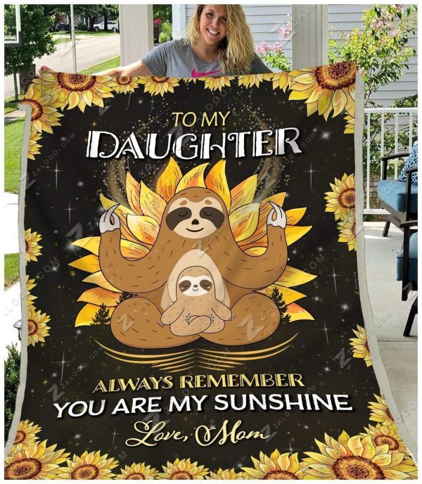 Gift For Daughter You Are My Sunshine Soft Blanket