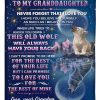 Gift For Granddaughter Never Forget That I Love You Trending Blanket