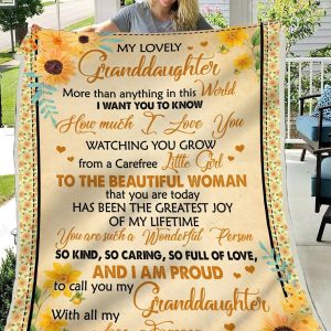 Gift For Granddaughter You Are Such A Wonderful Person Blanket