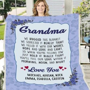 Gift For Grandma You’ll Feel Our Love Anytime Blanket