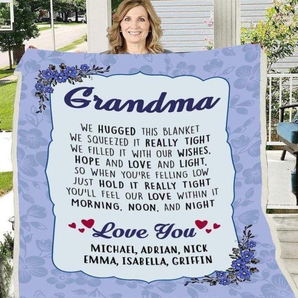 Gift For Grandma You’ll Feel Our Love Anytime Blanket