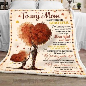 Gift For Mama Love You With All My Heart Custom Design Blanket