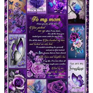 Gift For Mama Love You With All My Heart Special Custom Design Blanket