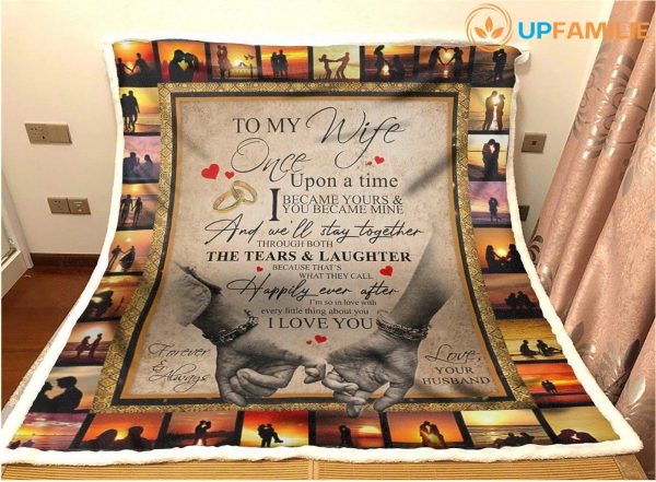 Gift For Wife Love You With All My Heart Custom Design Blanket