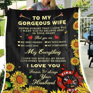 Gift For Wife Never Forget That I Love You Blanket