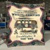 Gifts For Granddaughter – Camping – Once Upon A Time There Was A Little Girl Who Really Loved Camping Blanket