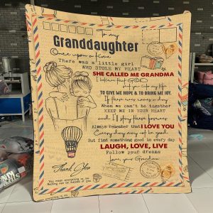 Gifts For Granddaughter – I Believe That God Sent You Into My Life To Give Me Hope & To Bring Me Joy Blanket