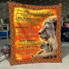 Gifts For Granddaughter – Lion – Never Feel That You Are Alone No Matter How Near Or Far Apart I Am There Blanket