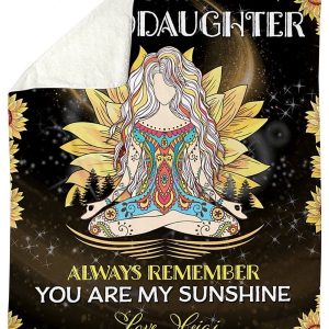 Gigi Gift To Granddaughter You Are My Sunshine Blanket