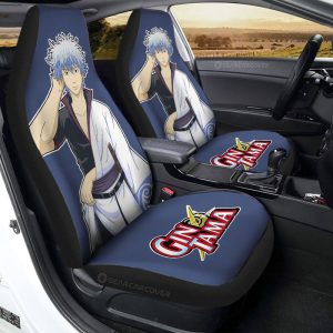 Gintoki Sakata Car Seat Covers Custom Main Hero Gintama Car Accessories