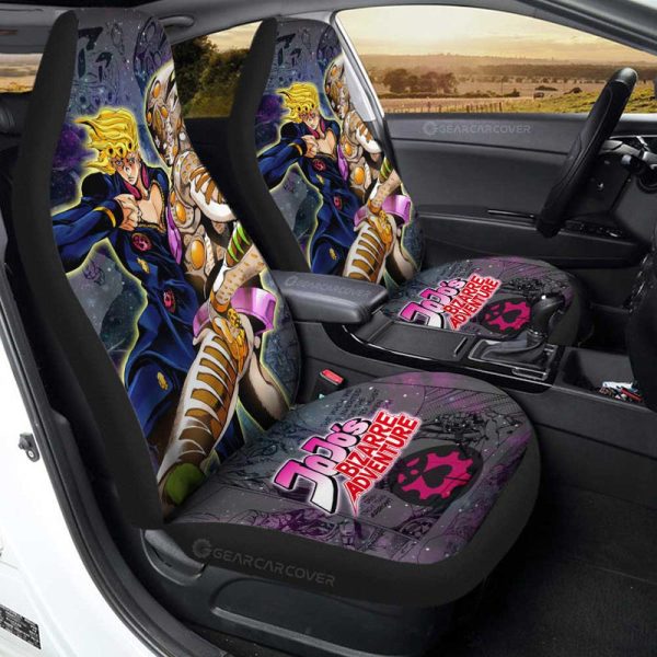 Giorno Giovanna Car Seat Covers Custom Galaxy Manga JJBA