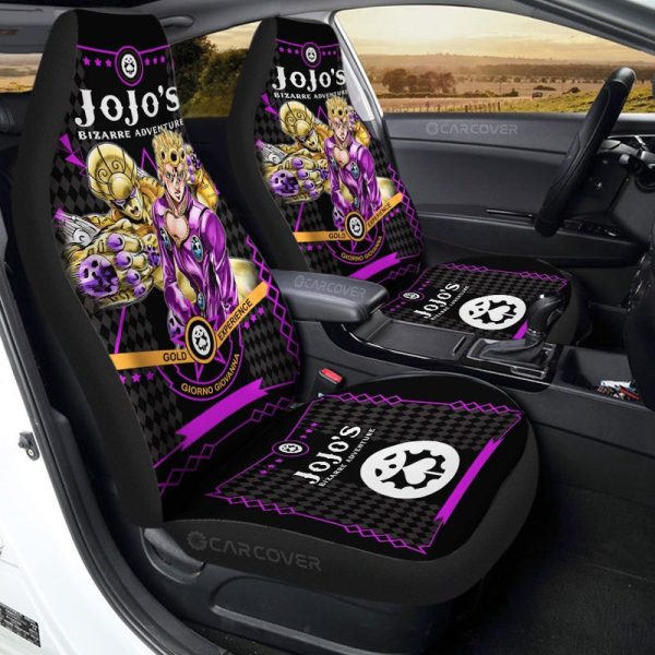 Giorno Giovanna Car Seat Covers Custom JoJo's Bizarre Adventure Anime Car Interior Accessories