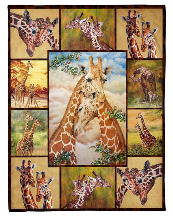 Giraffe Love Blanket