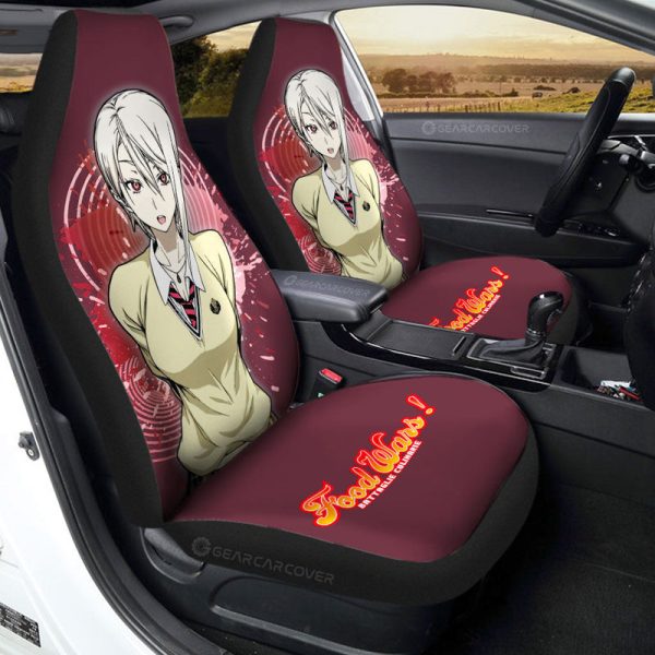 Girl Alice Nakiri Car Seat Covers Custom Food Wars Car Accessories