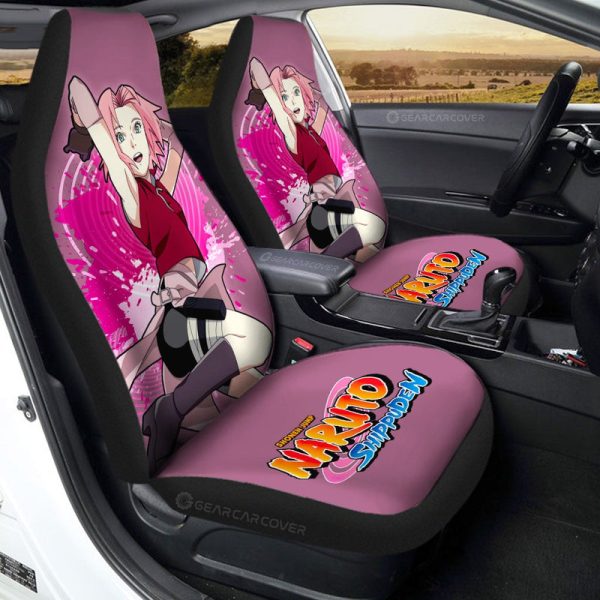 Girl Haruno Sakura Car Seat Covers Custom NRT