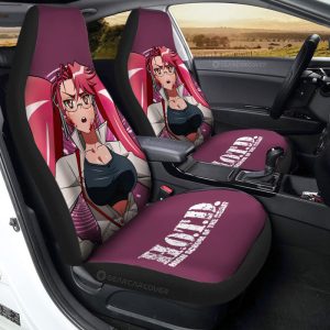 Girl Saya Takagi Car Seat Covers Custom High School Of The Dead Car Accessories