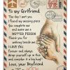 Girlfriend  – To My Girlfriend Thank You For Walking Beside Me I Love You Forever And Always You Make Me A Better Person Blanket