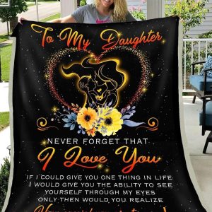 Giving Daughter How Special You Are To Me Blanket