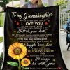 Giving Granddaughter Just Do Your Best Blanket