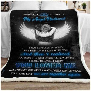 Giving My Angel Husband Spend The Rest Of Life With You Blanket