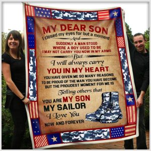 Giving Son You Are My Son My Sailor Blanket