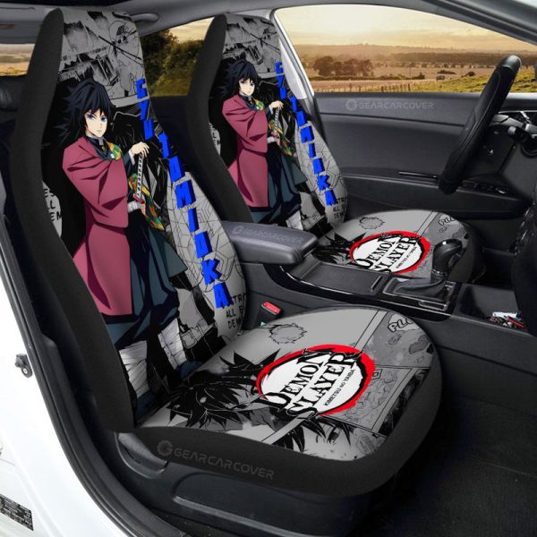 Giyu Tomioka Car Seat Covers Custom Mix Mangas