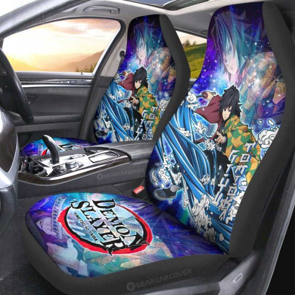 Giyuu Tomioka Car Seat Covers Custom Characters Demon Slayer Car Accessories