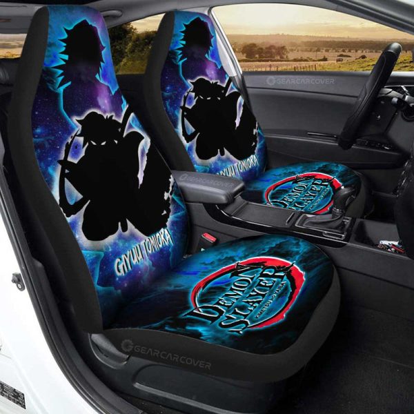 Giyuu Tomioka Car Seat Covers Custom Demon Slayer Anime