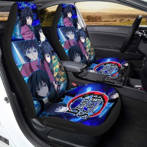 Giyuu Tomioka Car Seat Covers Custom Demon Slayer Anime