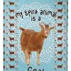 Goat Is My Spirit Animal Blanket