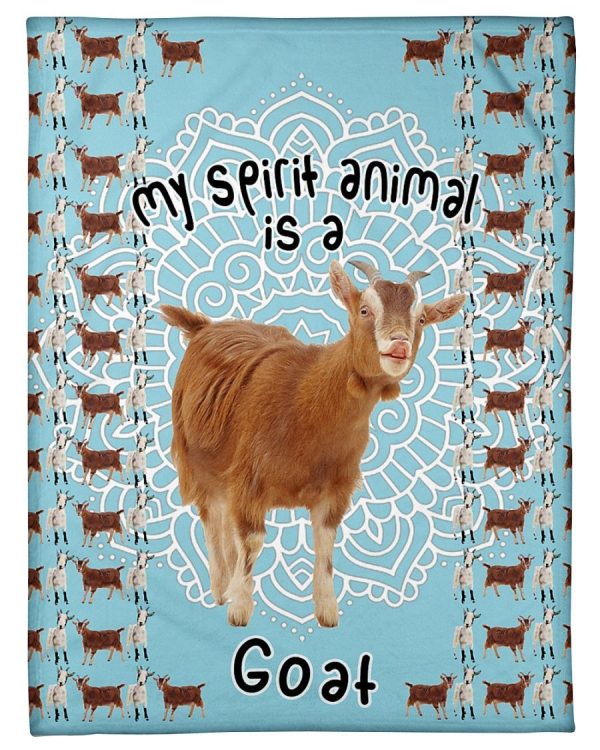 Goat Is My Spirit Animal Blanket