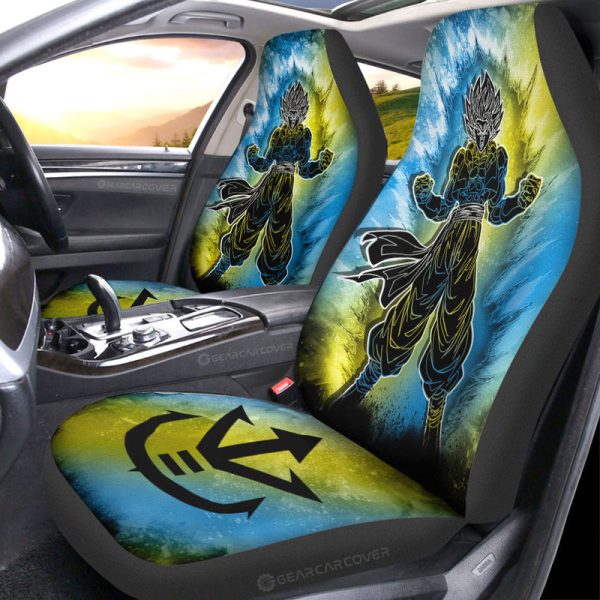 Gogeta Car Seat Covers Custom Anime Car Accessories